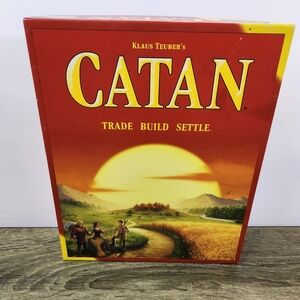 Settlers of Catan Board Game • Klaus Teuber • CN3071 • 100% Complete